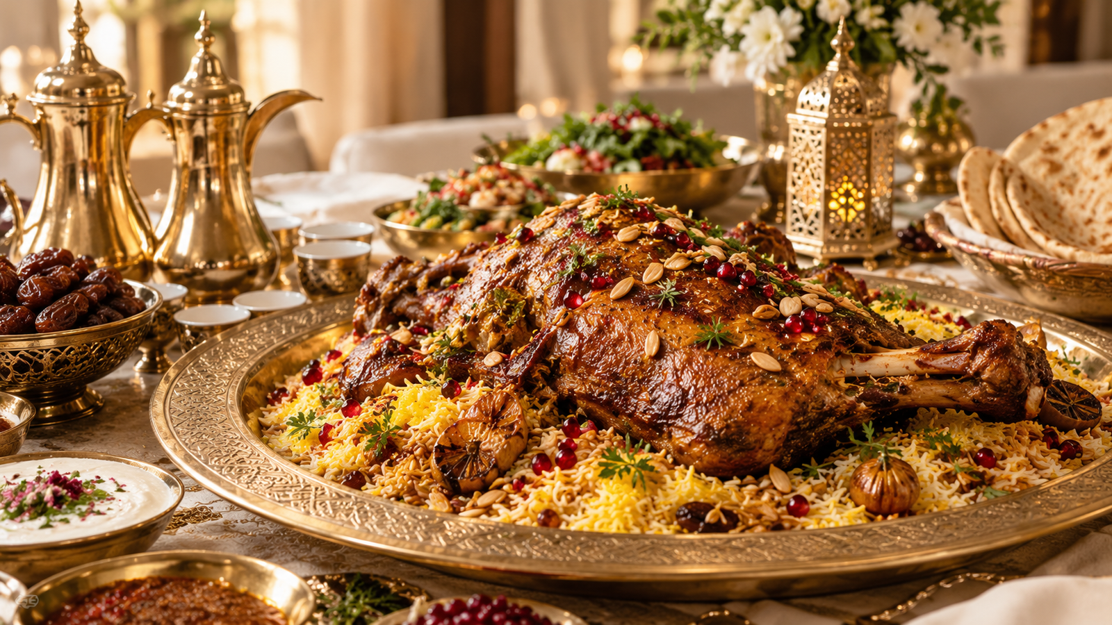 المائدة العربية الرئيسية
